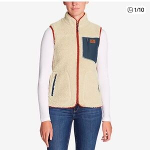 Eddie Bauer rangefinder Sherpa vest